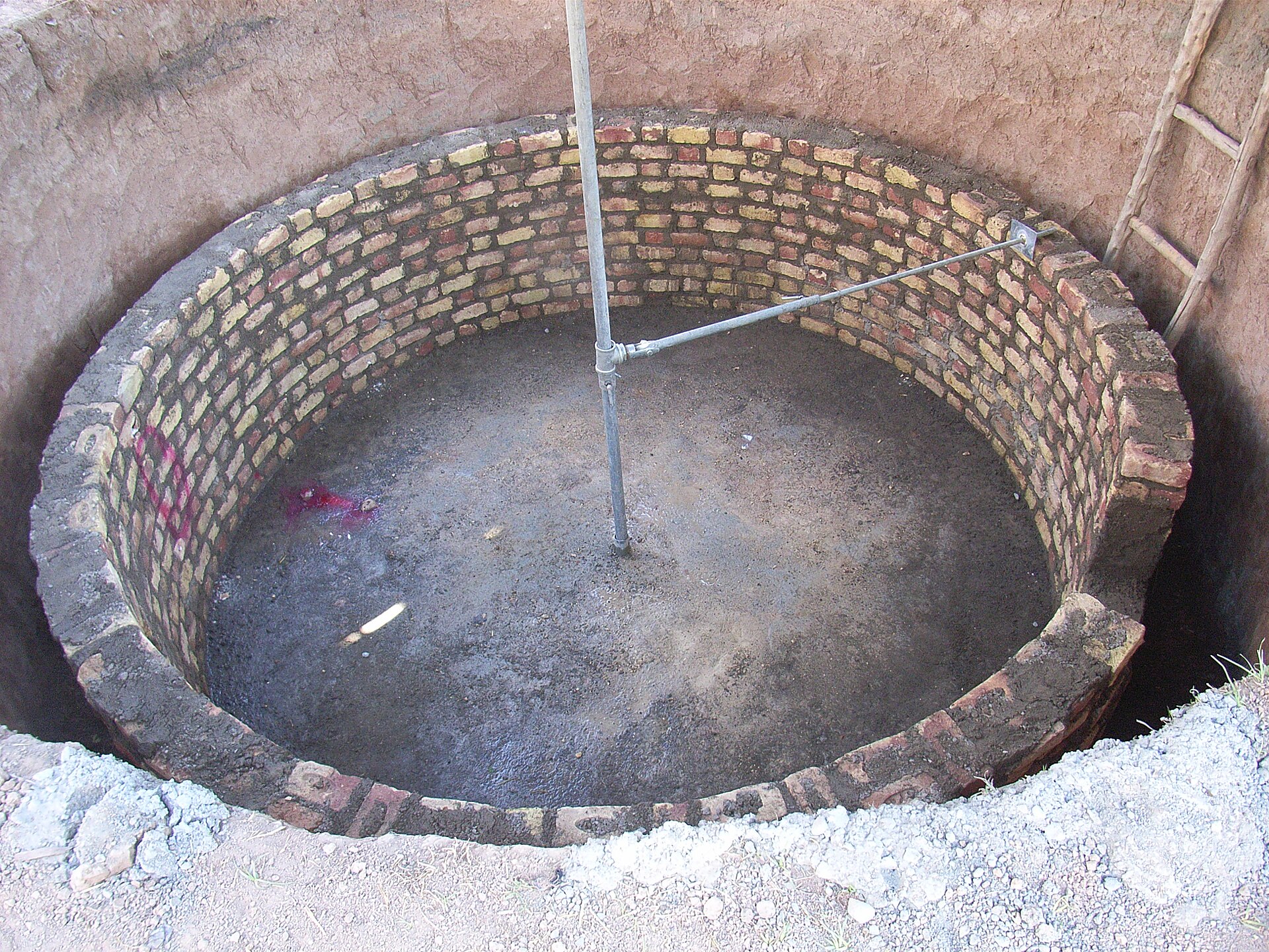 Construction of a household biogas digester