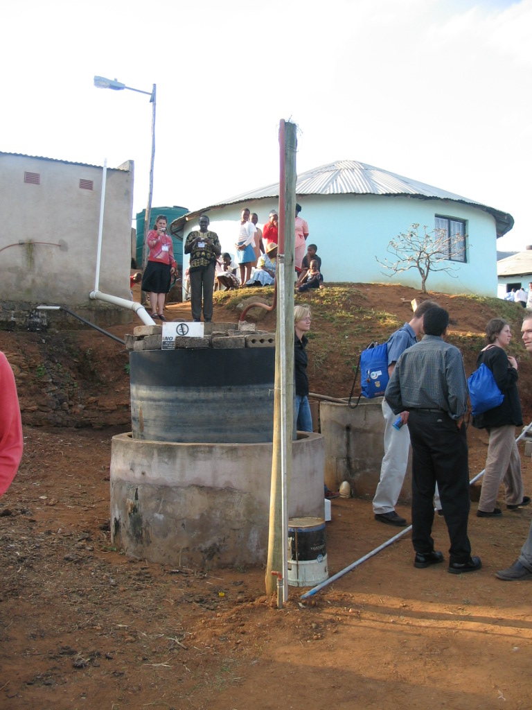 A biogas plant in Africa
