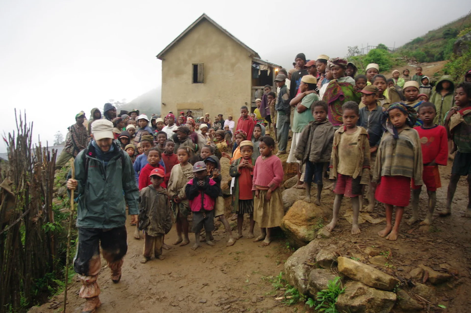 A field photograph from the Vohidahy planting area in central-east Madagascar