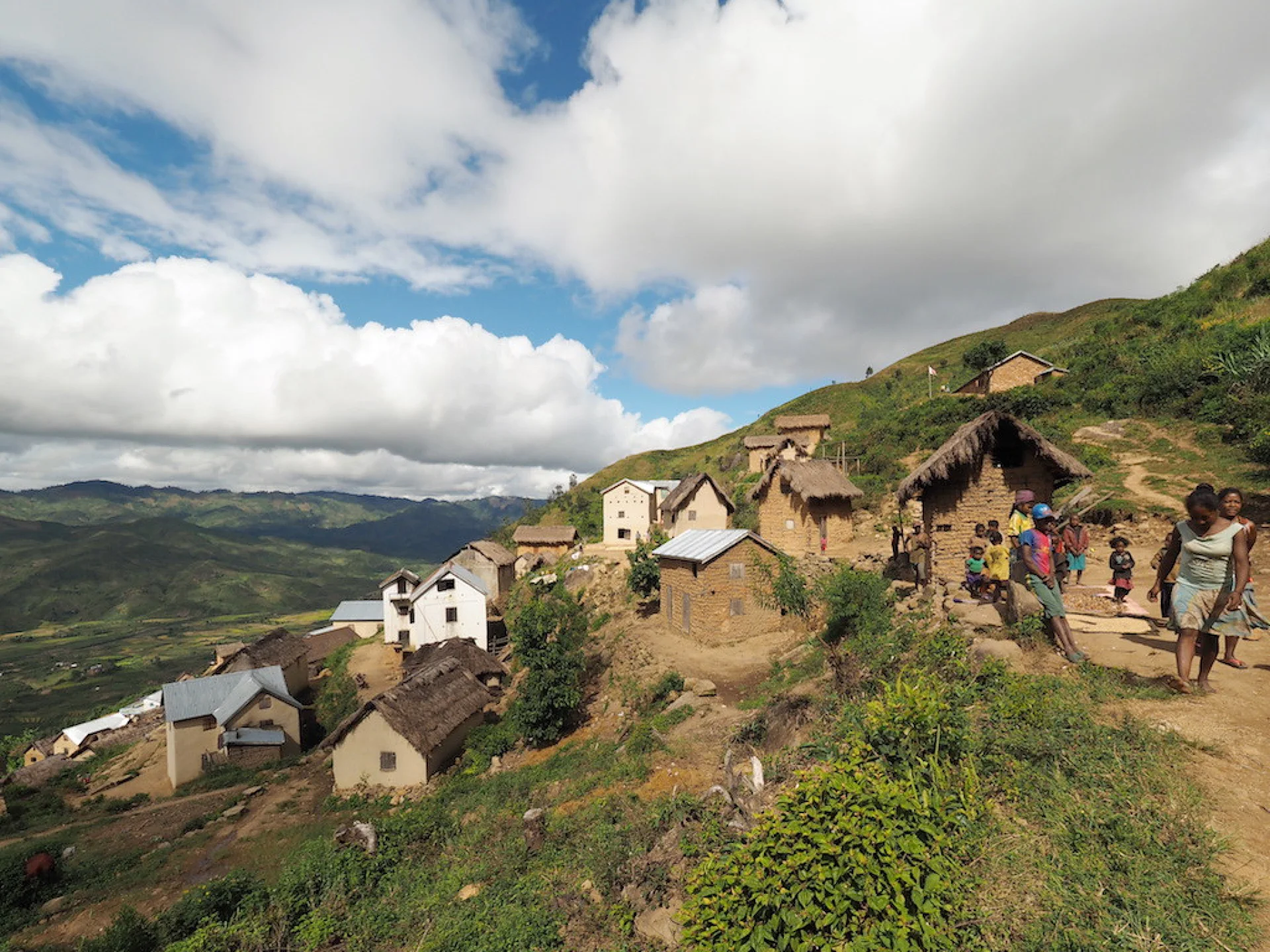 A traditional village in the Ambositra area of central-east Madagascar, near the Vohidahy planting sites